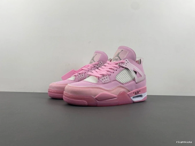 PINK X OFF-WHITE 4 JORDAN 0713